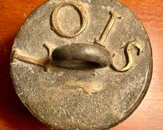 Antique horse tether