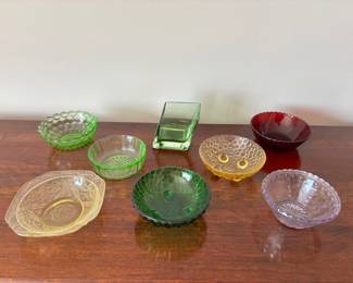 Nice Glass Pieces (Including Uranium Glass)