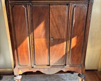 Antique Radio Cabinet