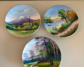Hand Painted Japanese Plates