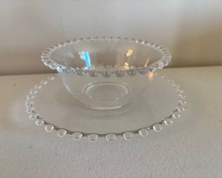 Candlewick Serving Set