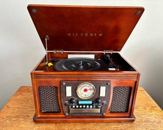 Victrola 8 in 1 Nostalgic Entertainment Center