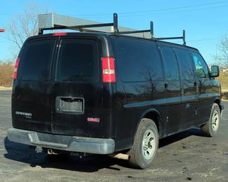 2013 GMC Savana 1500 Cargo Van, VIN 1GTS7AF49D1155067, Mileage Showing On Odometer 199995