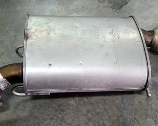 Ford Muffler, F1-8388-L, Believed To Be For A 2015-2021 Ford Mustang
