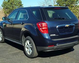 2017 Chevrolet Equinox LS SUV, VIN 2GNFLEEK7H6161027, Mileage Showing On Odometer 39146 Miles