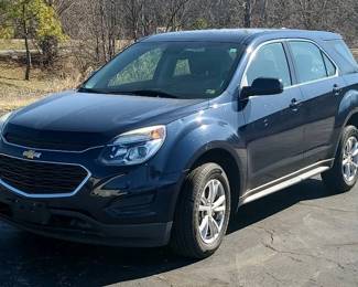 2017 Chevrolet Equinox LS SUV, VIN 2GNFLEEK7H6161027, Mileage Showing On Odometer 39146 Miles