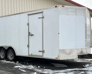 2013 Forest River Value Hauler Dual-Axle Cargo Trailer, VIN 5NHUVHV21DY017079, Continental Cargo