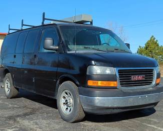 2013 GMC Savana 1500 Cargo Van, VIN 1GTS7AF49D1155067, Mileage Showing On Odometer 199995
