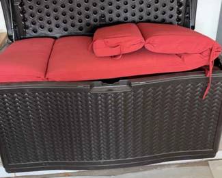 Suncast Plastic Storage Bin