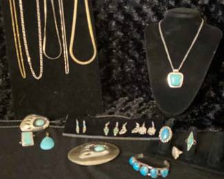 Silver and Torquoise