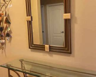 Gorgeous Art Deco Table And Mirror