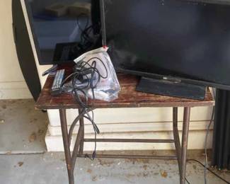 Tvs And Vintage Table