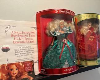 Collectors Barbies with Certificates