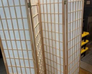 Standing privacy room divider  $50