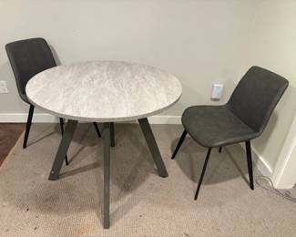 New sturdy small dining table and two chairs