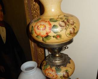 Antique Oil Lamp Electrified