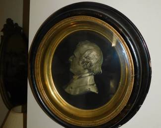 FRAMED RELIEF OF THOMAS DOW JONES