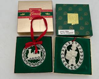 Lenox Christmas ornaments