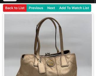 Coach handbag