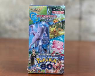 A brand new, factory sealed Pokemon Go Japanese booster box. The franchise originated as a pair of role-playing games developed by Game Freak, from an original concept by its founder, Satoshi Tajiri. Released on the Game Boy on 27 February 1996, the games became sleeper hits and were followed by manga series, a trading card game, and anime series and films.