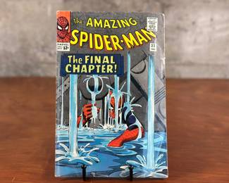 This lot features a nice example of The Amazing Spider-Man #33 comic book “The Final Chapter”, circa 1966. Please see photos for condition.