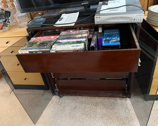 TV stand with storage - DVD's too!