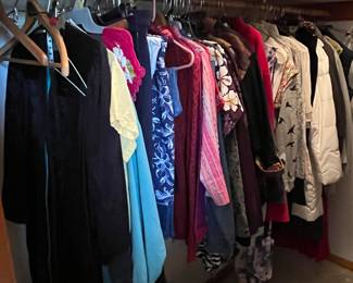 Women's clothing - size range from medium to XL