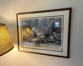 Framed artwork