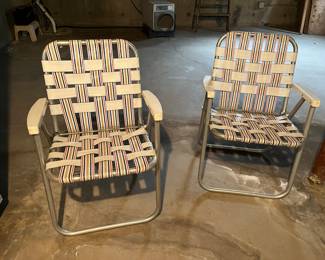 Folding lawn chairs.....