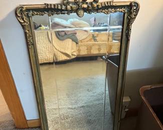 Antique wall mirror