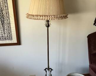 Antique floor lamp