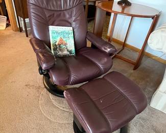 Ekornes Stressless chair and ottoman