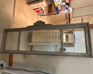 Antique wall mirror
