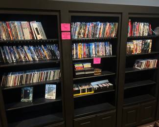Blu-ray DVDs CDs