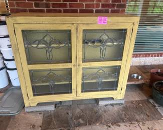 Very cool Ent center with electric flat screen TV that comes out from the top for viewing
