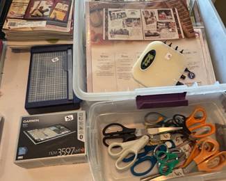 Tons of scrapbook, accessories, and tools