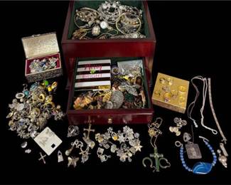 Costume Jewelry with Silver