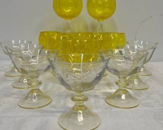 Yellow Cabbage Glasses