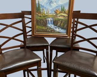 4 Barstools Art
