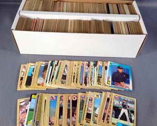 1980s And 1990s Baseball Cards, Including Topps, Fleer, Diamond Kings, Upper Deck, And More, Contents Of 2 Boxes 