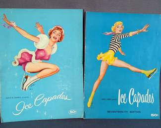 Ice Capades 1950s Programs, Qty 2 