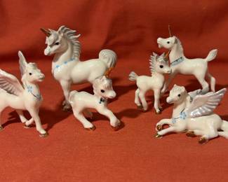 Vintage HagenRenaker Unicorns  Pegasus
