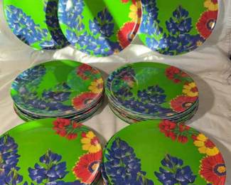 Wildflower MelamineWare Plates