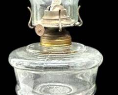 Beaded Foot Kerosene Lamp