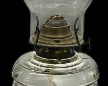 Antique Riverside Glass Works Oil Lamp