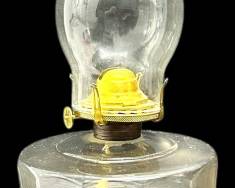 Glass Octagonal Kerosene Oil Lamp