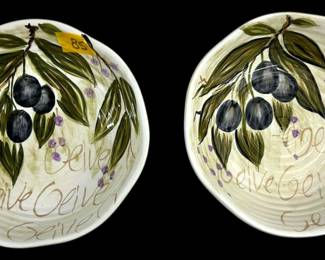 Hand Painted Pasta Bowls