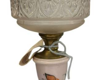 Porcelain Butterfly Oil Lamp