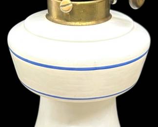 Ceramic French Oil Lamp