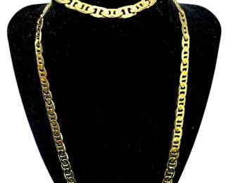 Goldtoned Jewelry Set